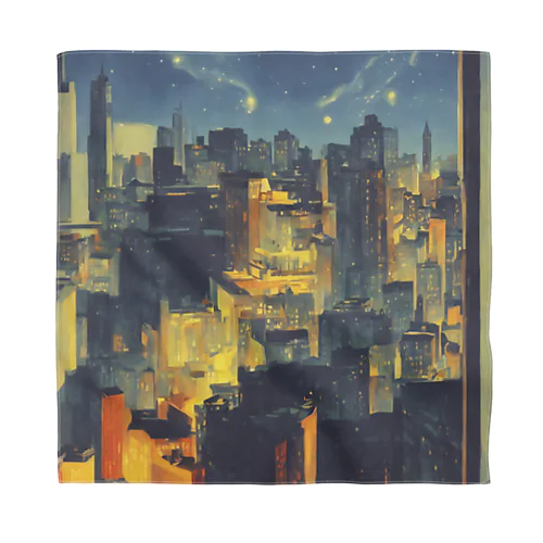 winter night view Bandana