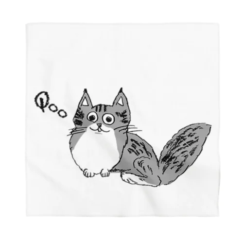 でか猫Qoo Bandana