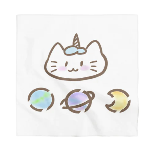 🪐ゆにねこ🪐水色(髪色) Bandana