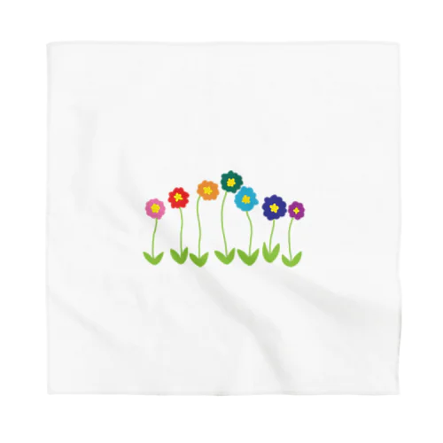 RAINBOW FLOWER Bandana