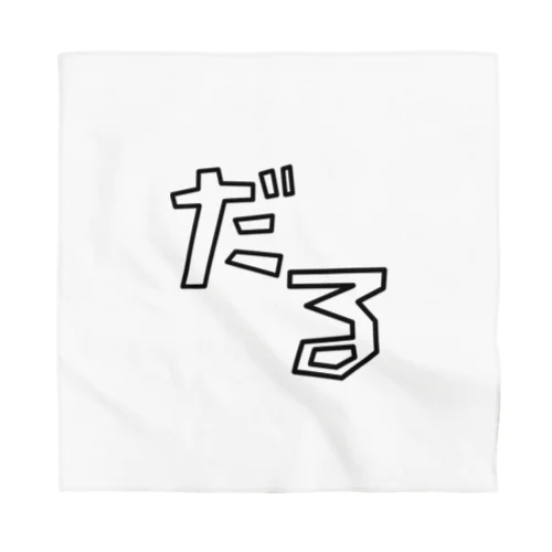 だる Bandana