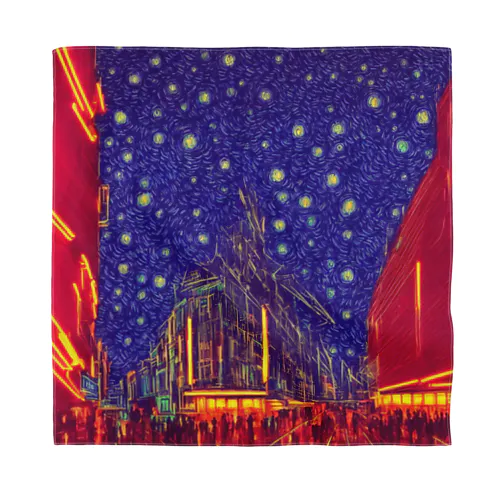 city of red buildings Bandana