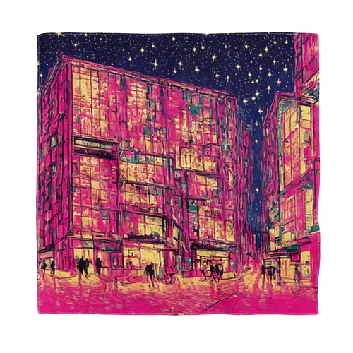 modern pink city バンダナ