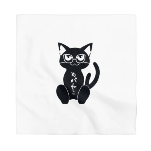 めがねこ Bandana