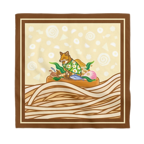 きつねうどんでGO Bandana