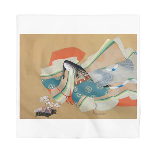 日本画：上村松園_伊勢大輔(1929) Bandana