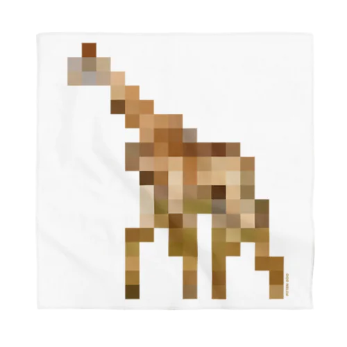 PIXEL_ANIMAL_01(GIRAFFE) バンダナ