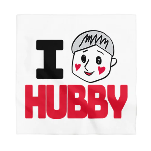 I am HUBBY(そんな奥さんおらんやろ) バンダナ