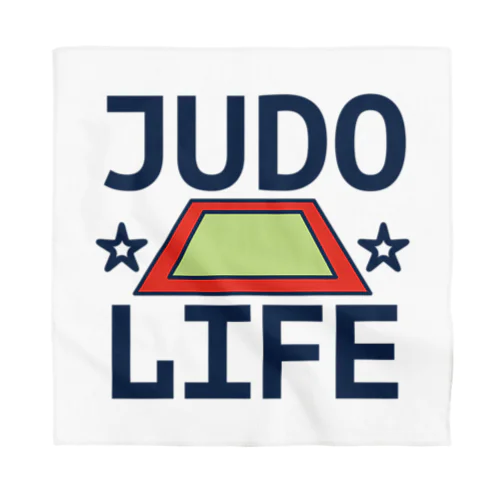 柔道・JUDO・じゅうどう・グッズ・デザイン・武道・#Tシャツ・柔(やわら)の術・投げ技・固め技・当身技・格闘技・日本・柔術・男子・女子・かっこいい・かわいい・強靭・選手・柔よく剛を制す・世界・柔道場 バンダナ