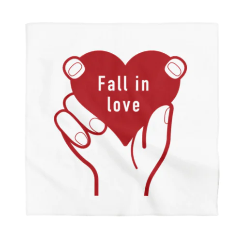 Fall in love バンダナ
