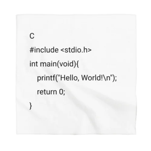 C言語くん バンダナ