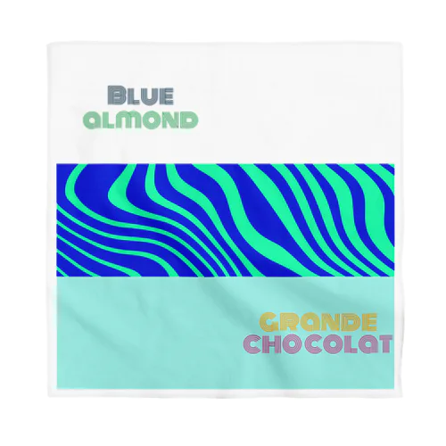 Blue almond & grande chocolat ver.1 Bandana