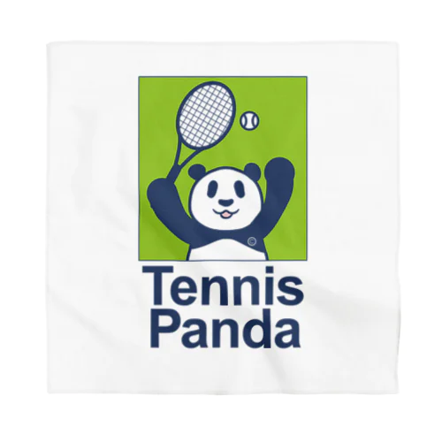 パンダ・テニス・TENNIS・アイテム・デザイン・ラケット・ガット・イラスト・スポーツ・Tシャツ・サーブ・かっこいい・かわいい・選手・画像・ボール・王子・絵・オリジナル（C） Bandana