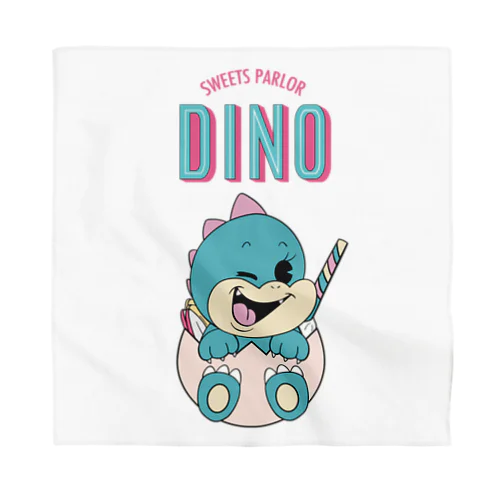 SWEETS PARLOR DINO Bandana