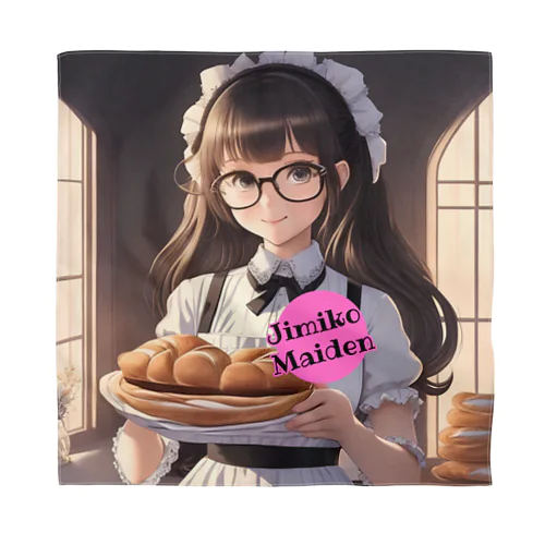 【Jimiko Maiden】パンとメイドさん バンダナ