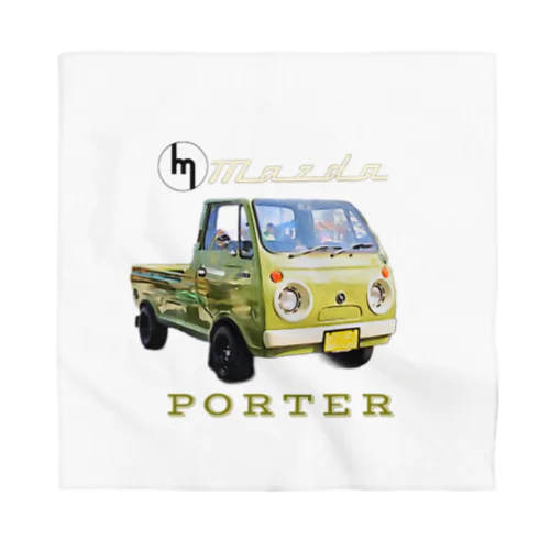 PORTER（グリーン） Bandana