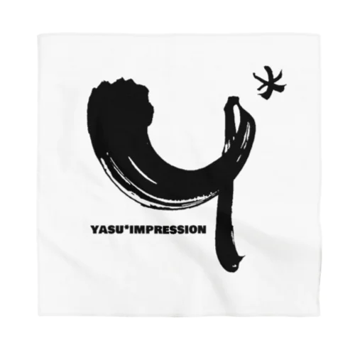 YASU* IMPRESSION ロゴ Bandana