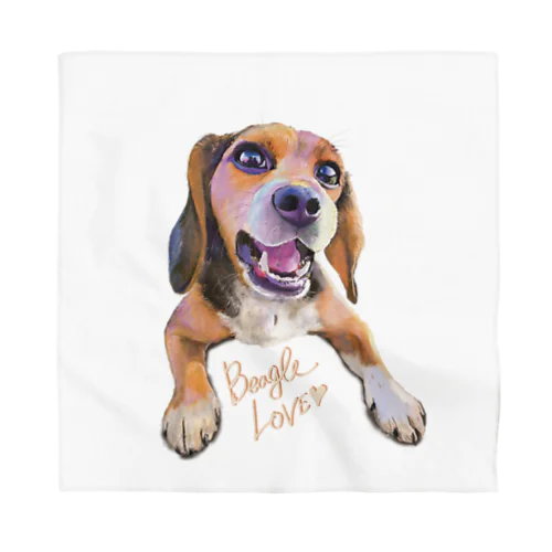 ビーグル犬LOVE Bandana