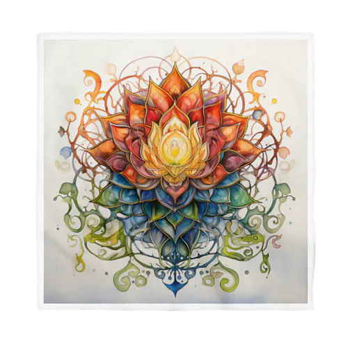 【限定1点】mandala bandana　曼荼羅バンダナ Bandana