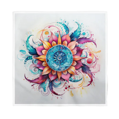 【限定1点】mandala bandana　曼荼羅バンダナ Bandana