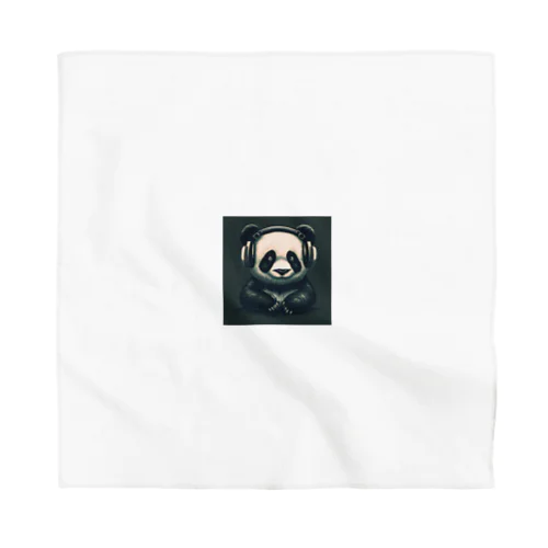 Headphones & Pandas（ヘッドホン & パンダ） Bandana