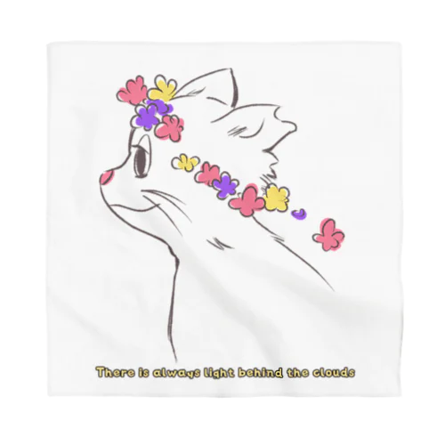 花冠と猫 Bandana