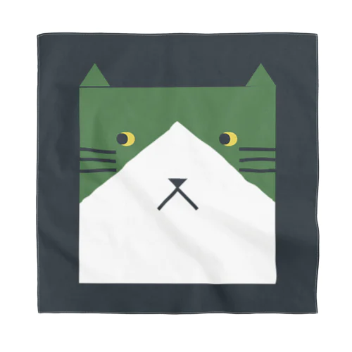 hako-neko [Green] Bandana