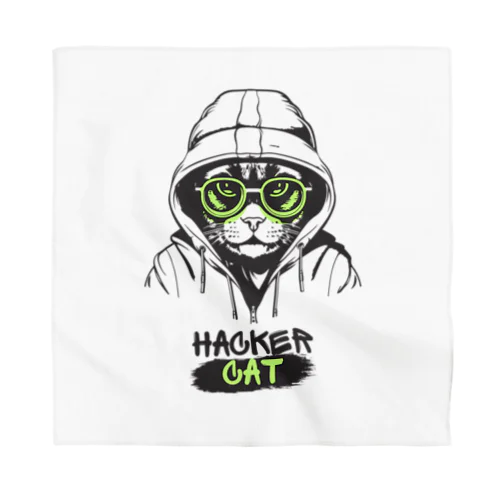 cat ハッカー　 Bandana