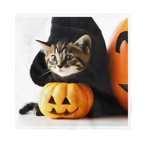 ハロウィンキャット　ねこ バンダナ