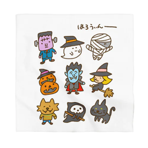 画伯チックなハロウィン Bandana