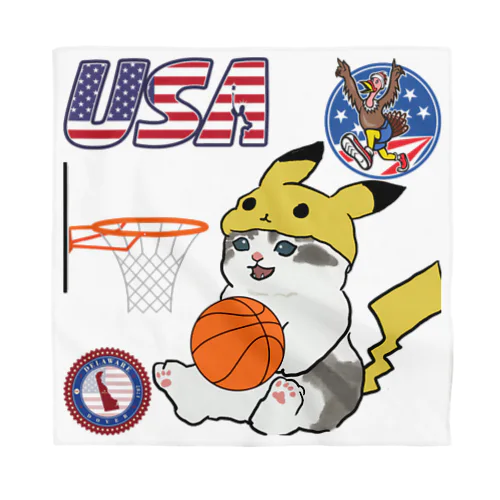 バスケットボール選手の猫 Bandana