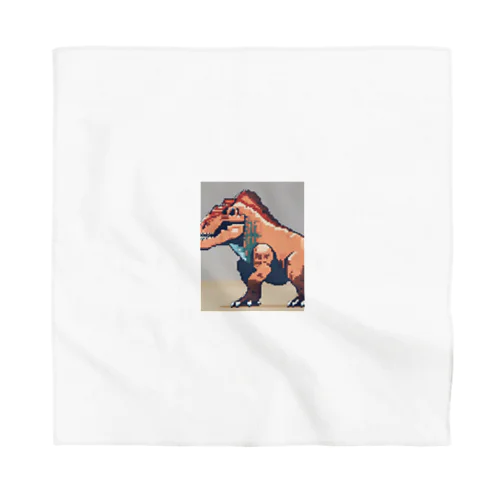 ドット絵恐竜コレクション（カルノタウルス） Bandana