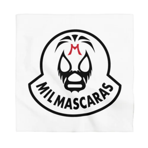 MIL MASCARAS-ミル・マスカラス ワッペン型ロゴ バンダナ