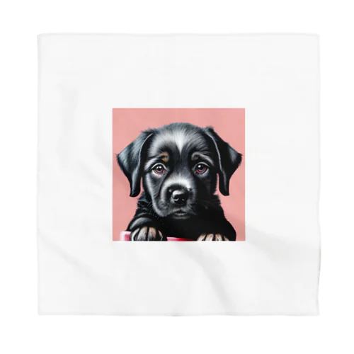 黒い子犬 Bandana