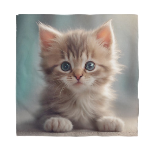 可愛い仔猫のイラストグッズ Bandana