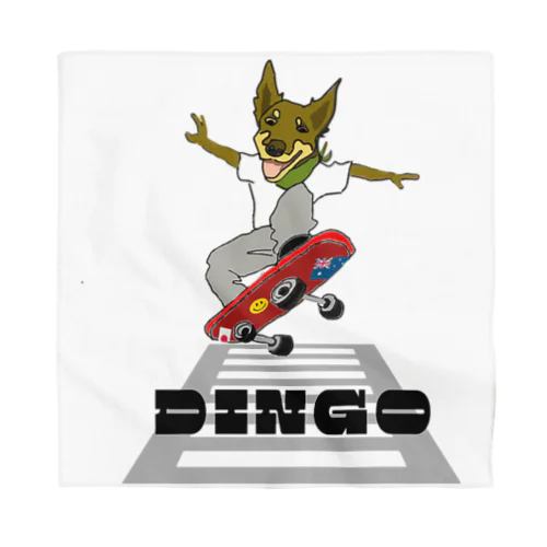 Dingo君スケボー挑戦！ Bandana