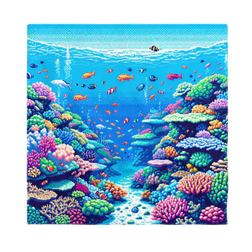 ドット絵沖縄の海 Bandana