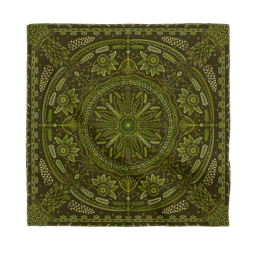 POLA ALAM / HIJAU Bandana