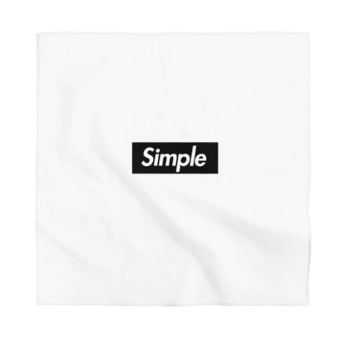 simple　シンプル Bandana