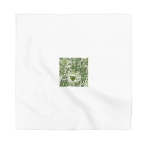 グリーンティーのアート　green tea art Bandana