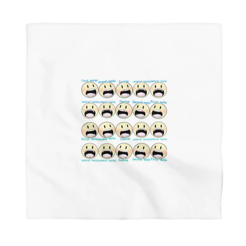 Cherish family memories（Baby teeth） Bandana