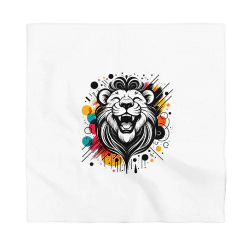 #laughing animal art Bandana