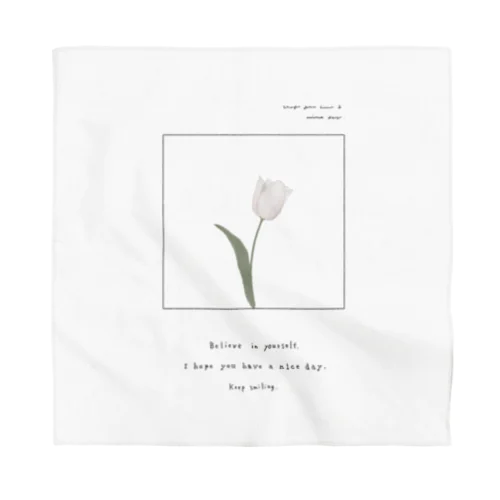 Powderpink tulip , Logoflame . バンダナ
