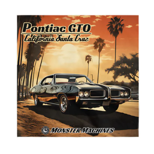 Pontiac GTO  California Santa Cruz モンスターマシーン バンダナ