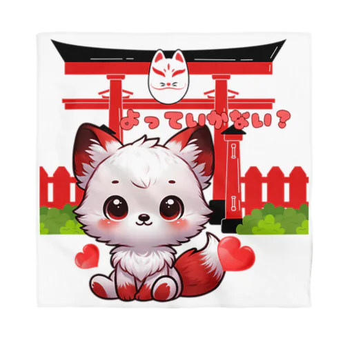 個性的‼大江戸稲荷神社に最強の客引き現る？〜Inari Fox's Welcome Bandana