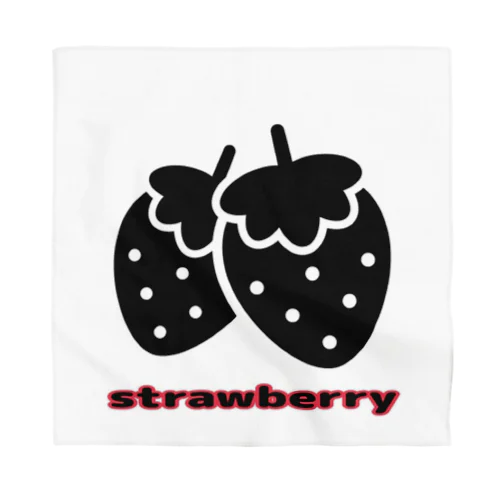 strawberry バンダナ