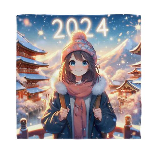 2024 Winter Girl 3 バンダナ