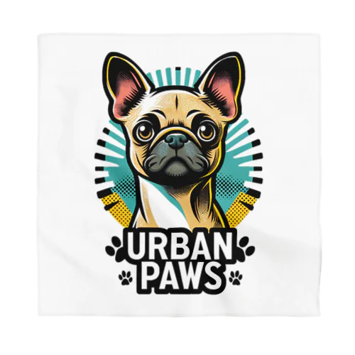 パグチワワ「Urban paws 」 Bandana