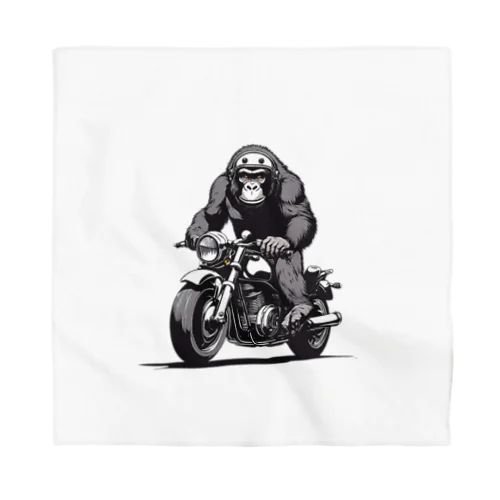 バイクに乗ったゴリラ Bandana