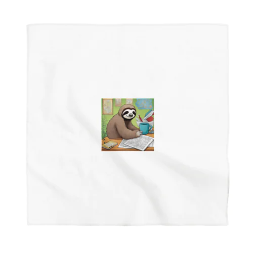 "A Sloth Trying Various Things"  Bandana